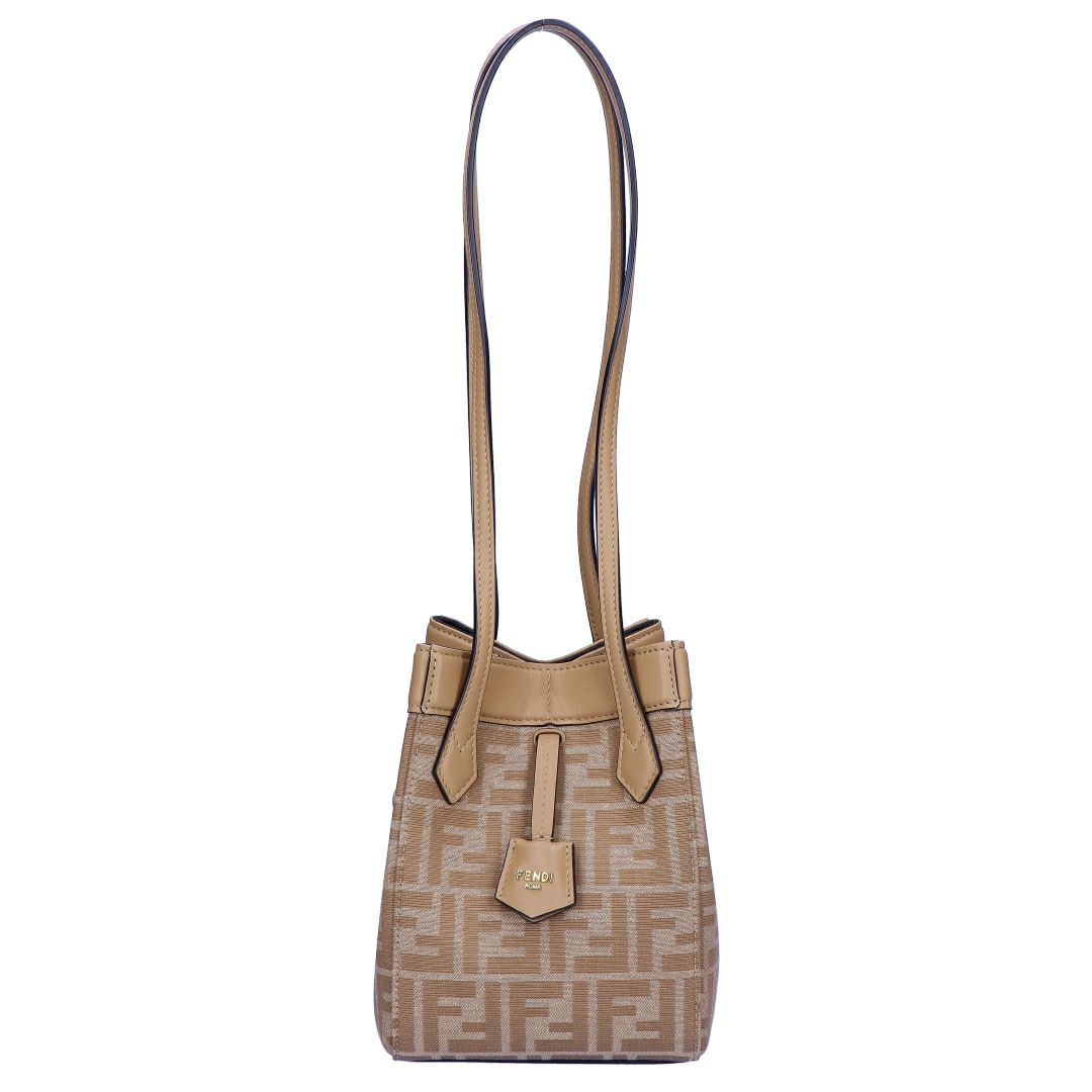 フェンディ FENDI ショルダーバッグ ORIGAMI MINI オリガミ ミニ 8BS083 AFPM F1Q5S PAPIRO+CUOIO+CAP+OS 【お取り寄せ】