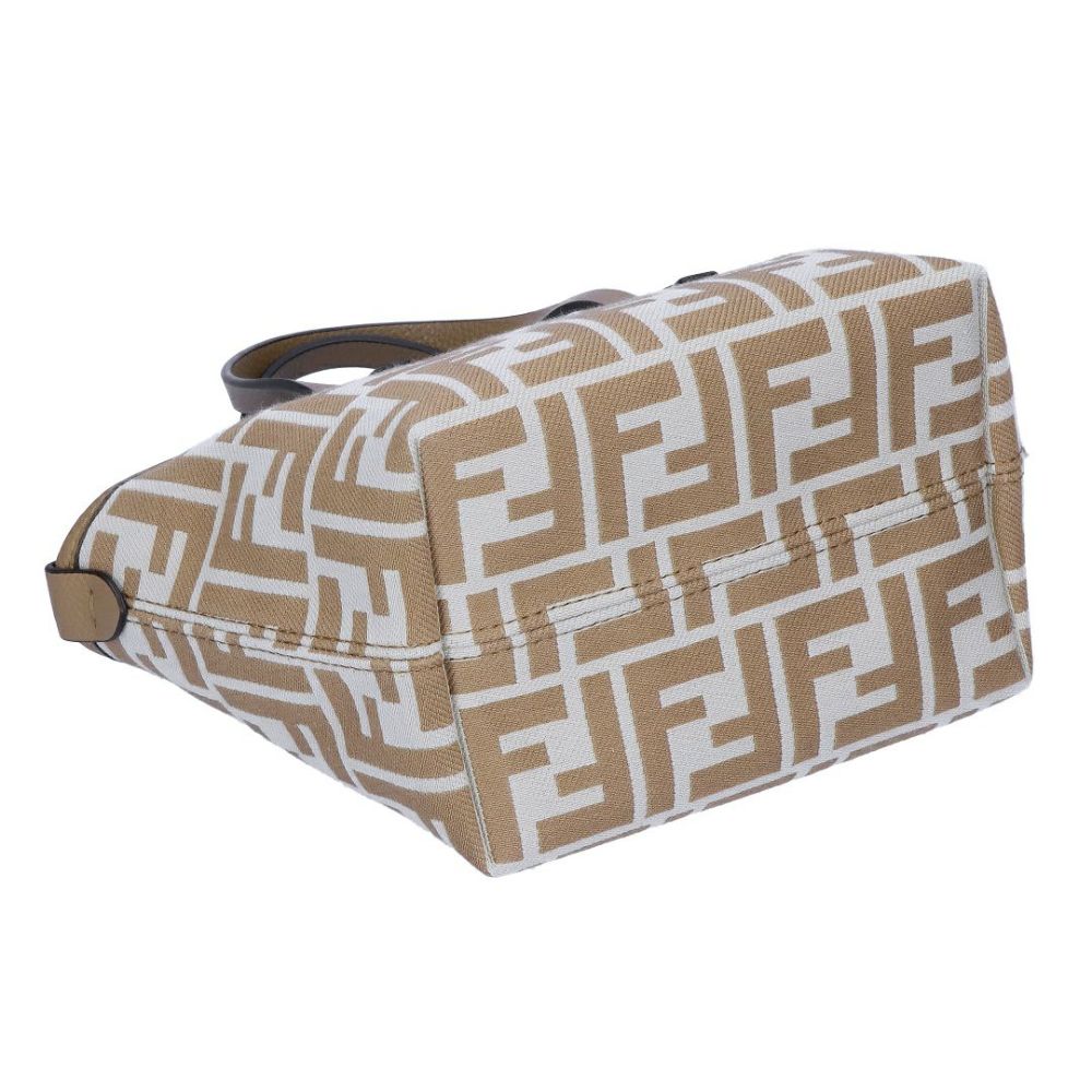 フェンディ FENDI ２WAYバッグ MINI ROLL 8BS096 AOVJ F1PIQ BEIGE+SAND+SOFT GOLD 【お取り寄せ】