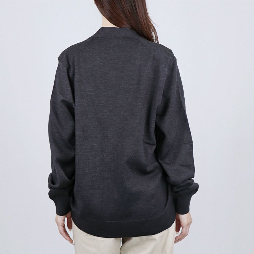 メゾンキツネ MAISON KITSUNE レディース カーディガン ダブル ボールド フォックスヘッド パッチ レギュラー OM051CFKT1036