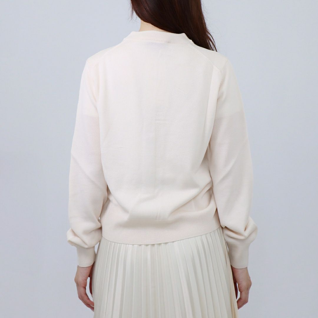 メゾンキツネ MAISON KITSUNE レディース カーディガン ダブル ボールド フォックスヘッド パッチ レギュラー OW051CFKT1036