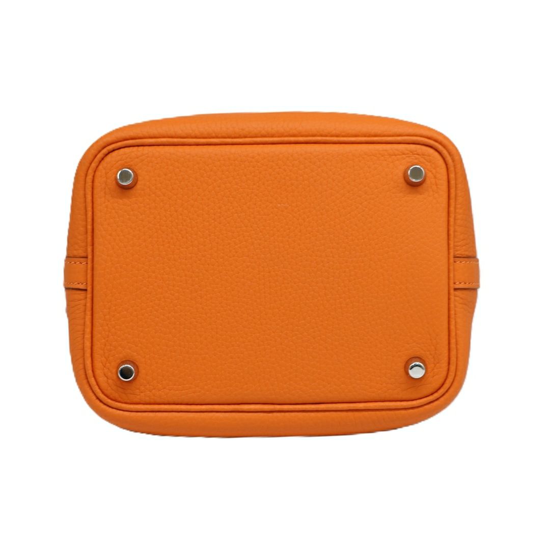 【リユース品】 エルメス HERMES バッグ ハンドバッグ ピコタンロック PM オレンジ系/シルバー金具 【お取り寄せ】