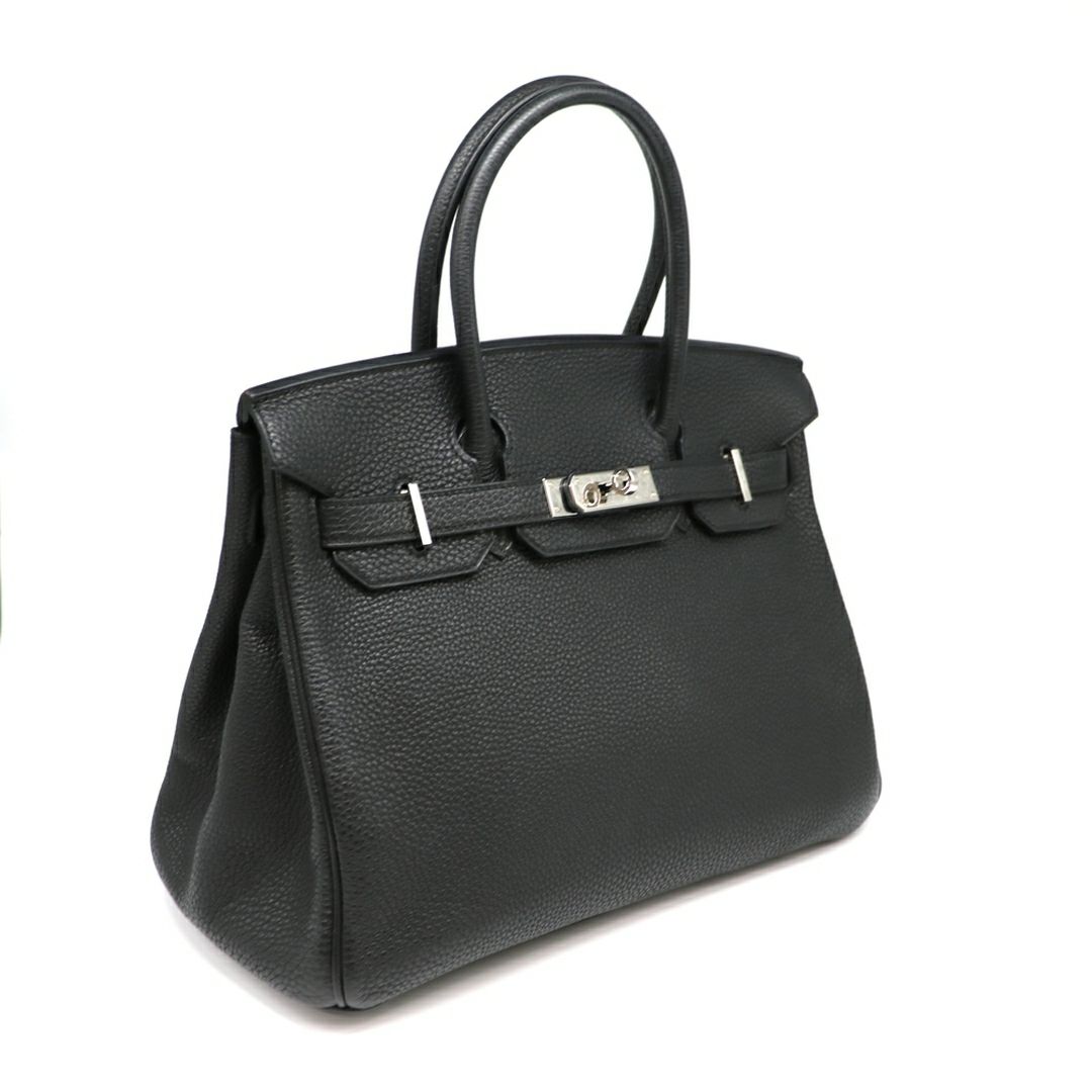 【リユース品】 エルメス HERMES バッグ ハンドバッグ バーキン30 ブラック/シルバー金具 【お取り寄せ】