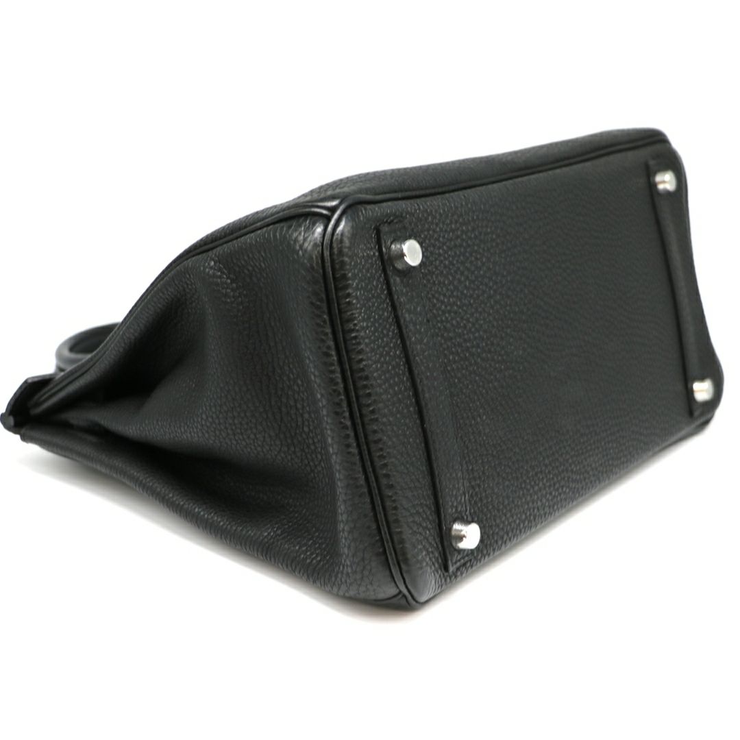 【リユース品】 エルメス HERMES バッグ ハンドバッグ バーキン30 ブラック/シルバー金具 【お取り寄せ】
