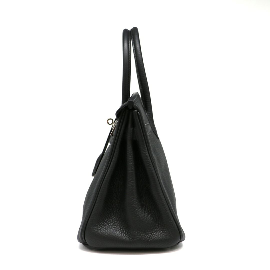 【リユース品】 エルメス HERMES バッグ ハンドバッグ バーキン30 ブラック/シルバー金具 【お取り寄せ】