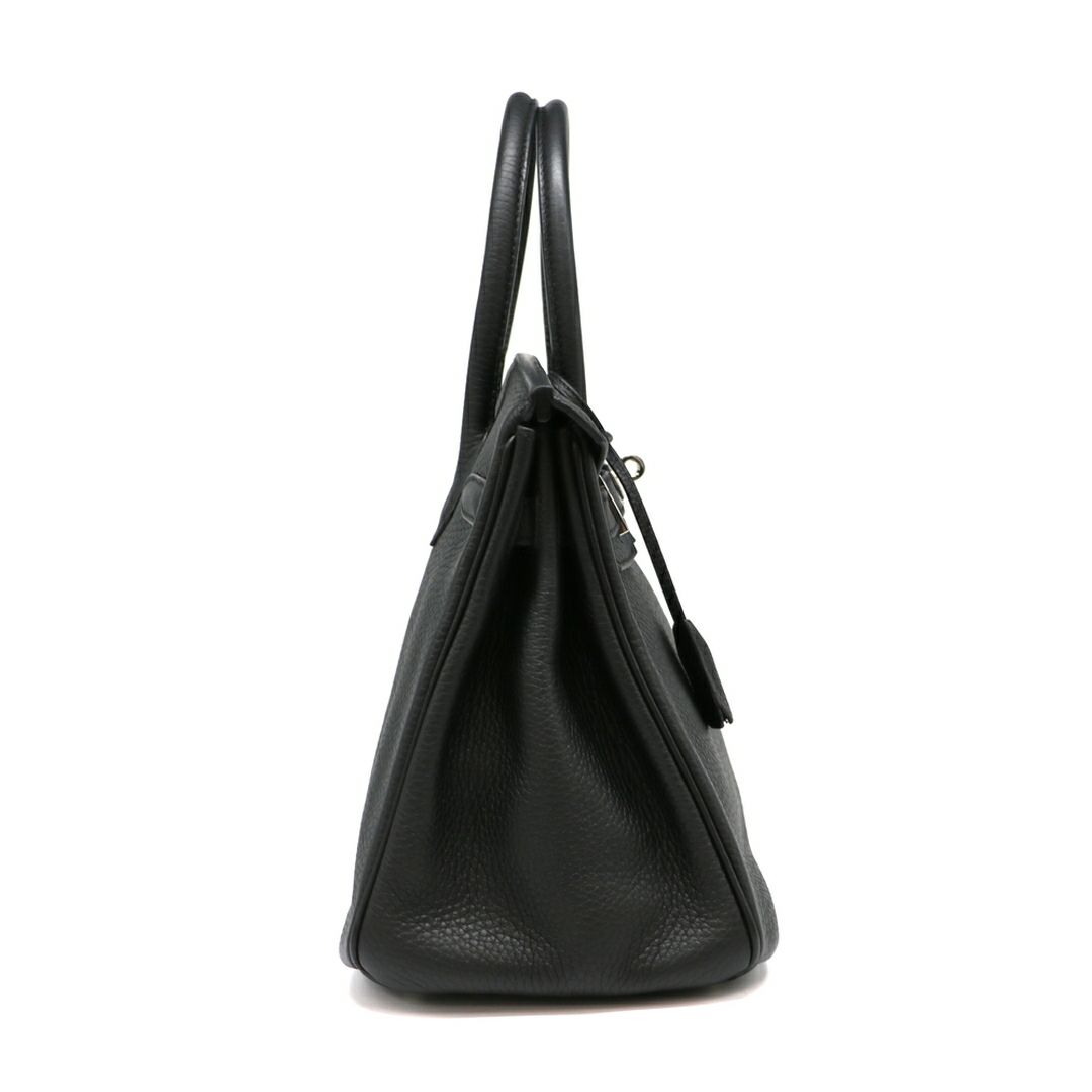 【リユース品】 エルメス HERMES バッグ ハンドバッグ バーキン30 ブラック/シルバー金具 【お取り寄せ】