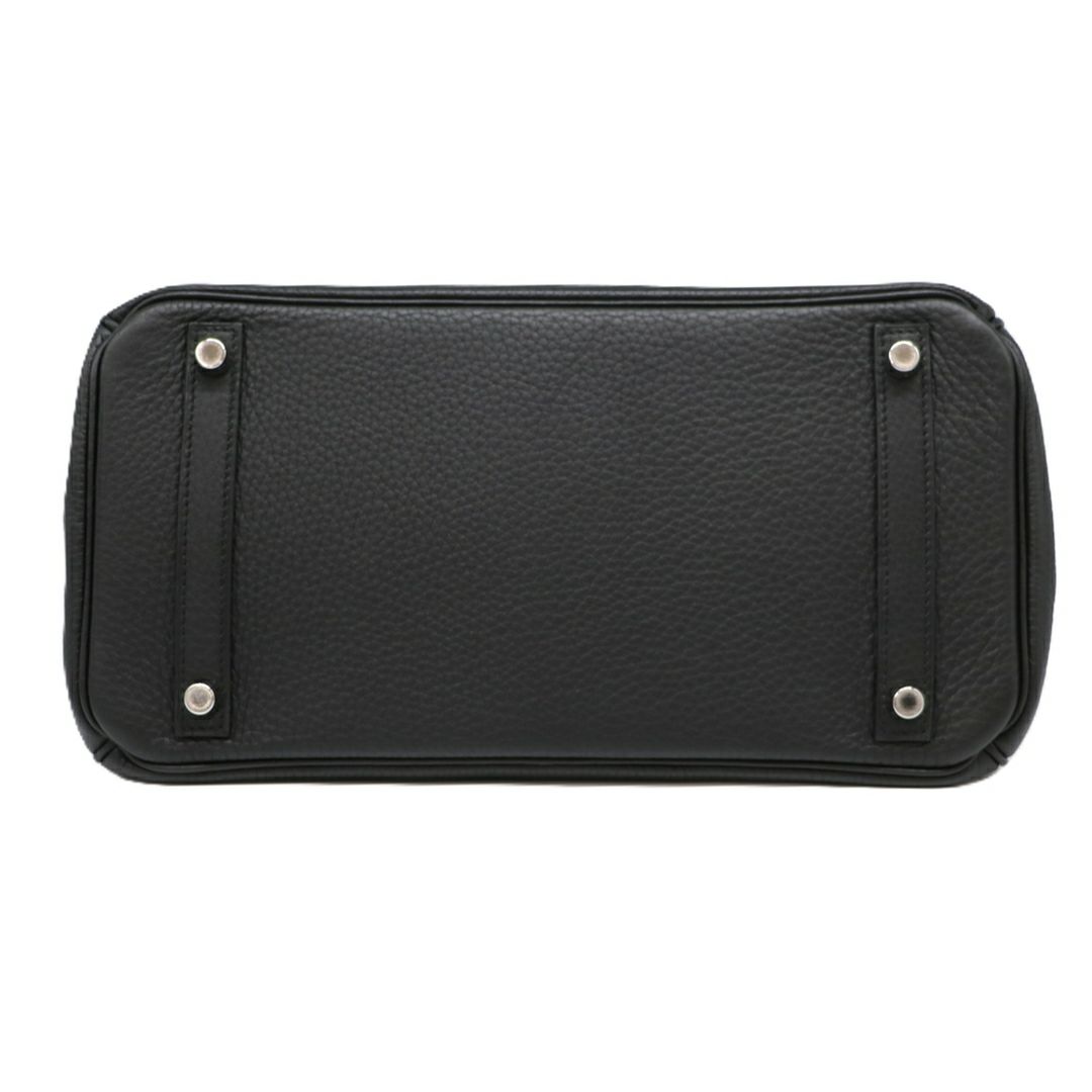 【リユース品】 エルメス HERMES バッグ ハンドバッグ バーキン30 ブラック/シルバー金具 【お取り寄せ】