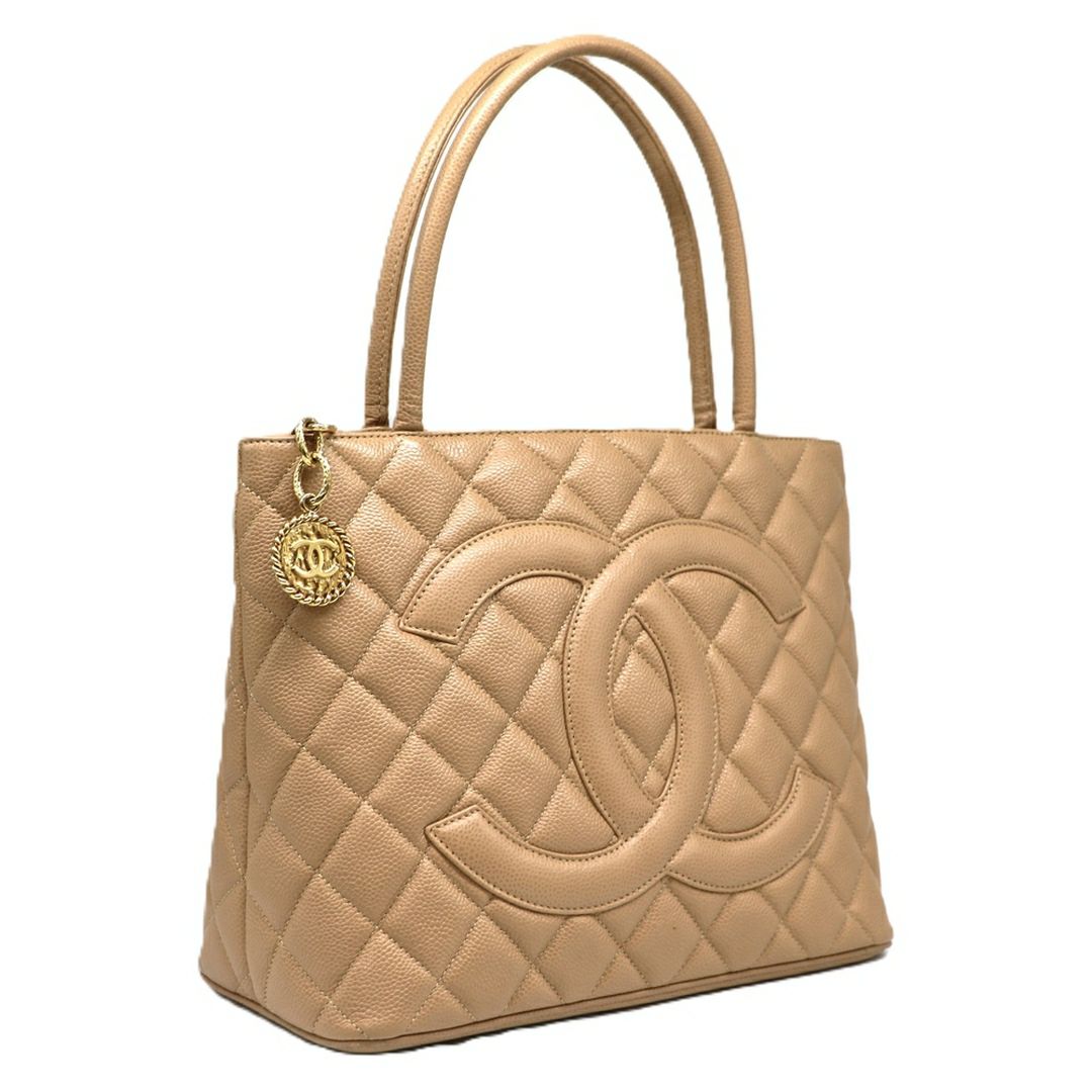 【リユース品】 シャネル CHANEL バッグ トートバッグ 復刻トートバッグ A1804 ベージュ/ゴールド金具 【お取り寄せ】