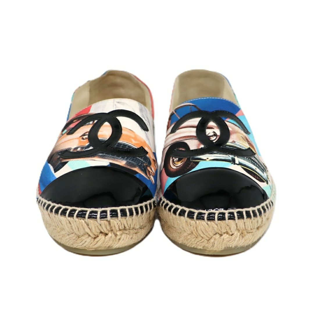 【リユース品】 シャネル CHANEL 靴 スニーカー エスパドリーユ マルチカラー 【お取り寄せ】