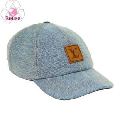 夏スタイル☆LOUIS VUITTON☆LVデニムウォッシュキャップ Louis Vuitton【キャップ モノグラム ウォッシュド デニム】人気