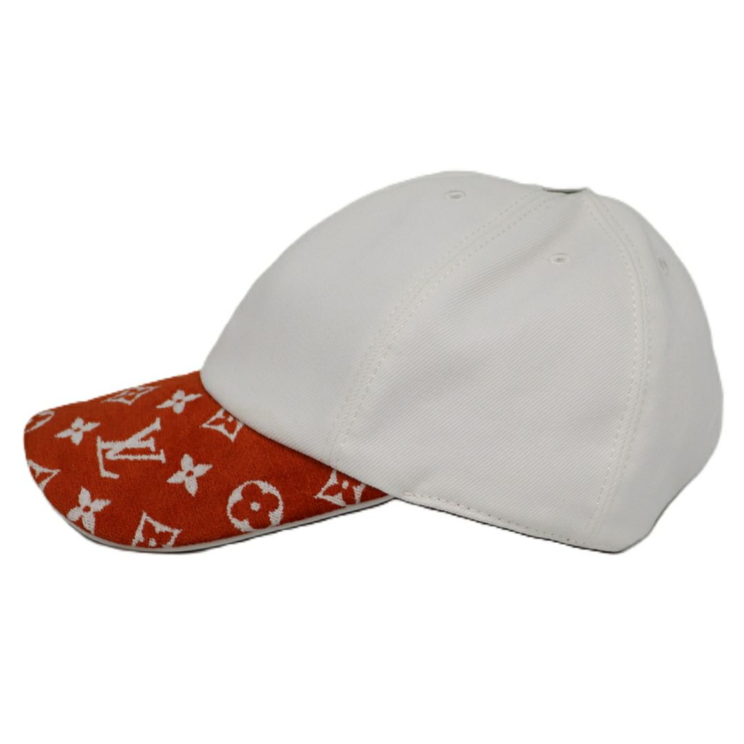 【リユース品】 ルイヴィトン LOUIS VUITTON 帽子 キャップ LVマッチ・モノグラム キャップ M77742 ホワイト/オレンジ 【お取り寄せ】