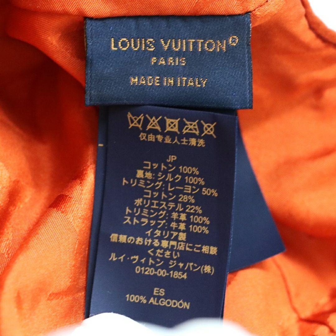 【リユース品】 ルイヴィトン LOUIS VUITTON 帽子 キャップ LVマッチ・モノグラム キャップ M77742 ホワイト/オレンジ 【お取り寄せ】