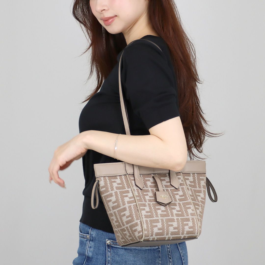 フェンディ FENDI ショルダーバッグ ORIGAMI MINI オリガミ ミニ 8BS083 AUPX F1SNP WHITE DOVE+DOVBE+SO スモール 【お取り寄せ】