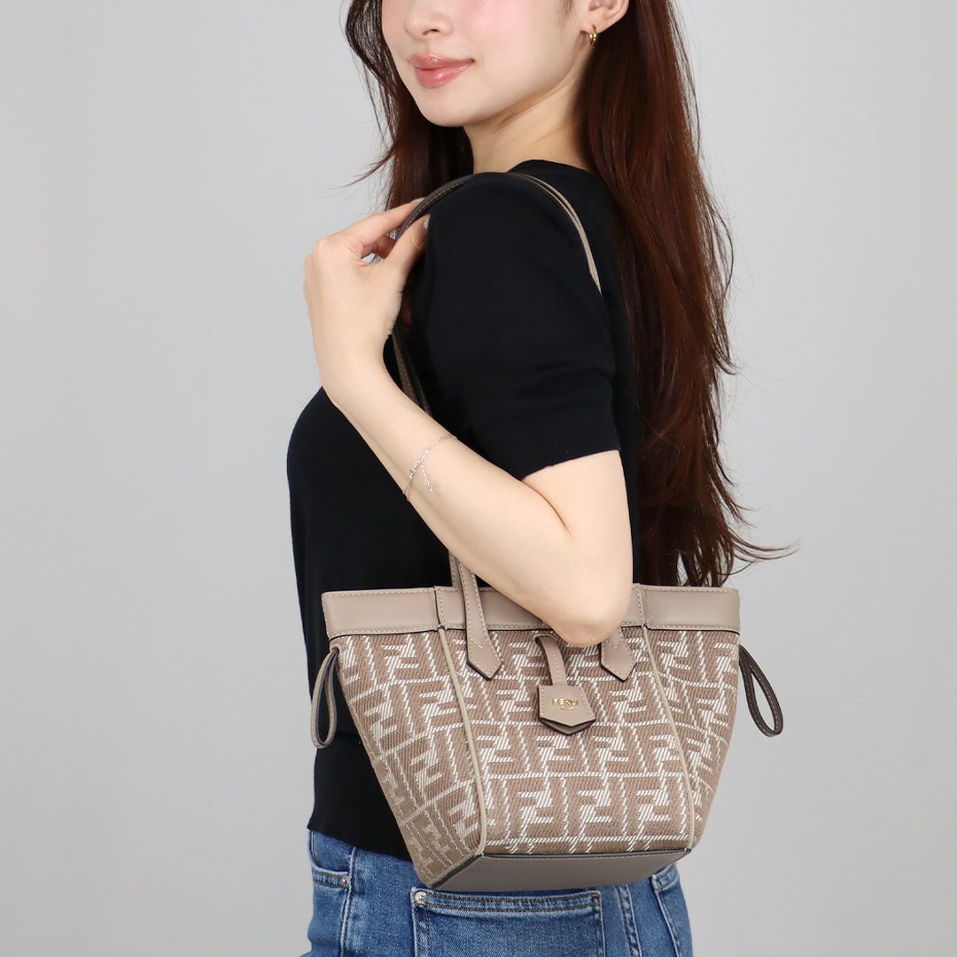 フェンディ FENDI ショルダーバッグ ORIGAMI MINI オリガミ ミニ 8BS083 AUPX F1SNP WHITE DOVE+DOVBE+SO スモール 【お取り寄せ】