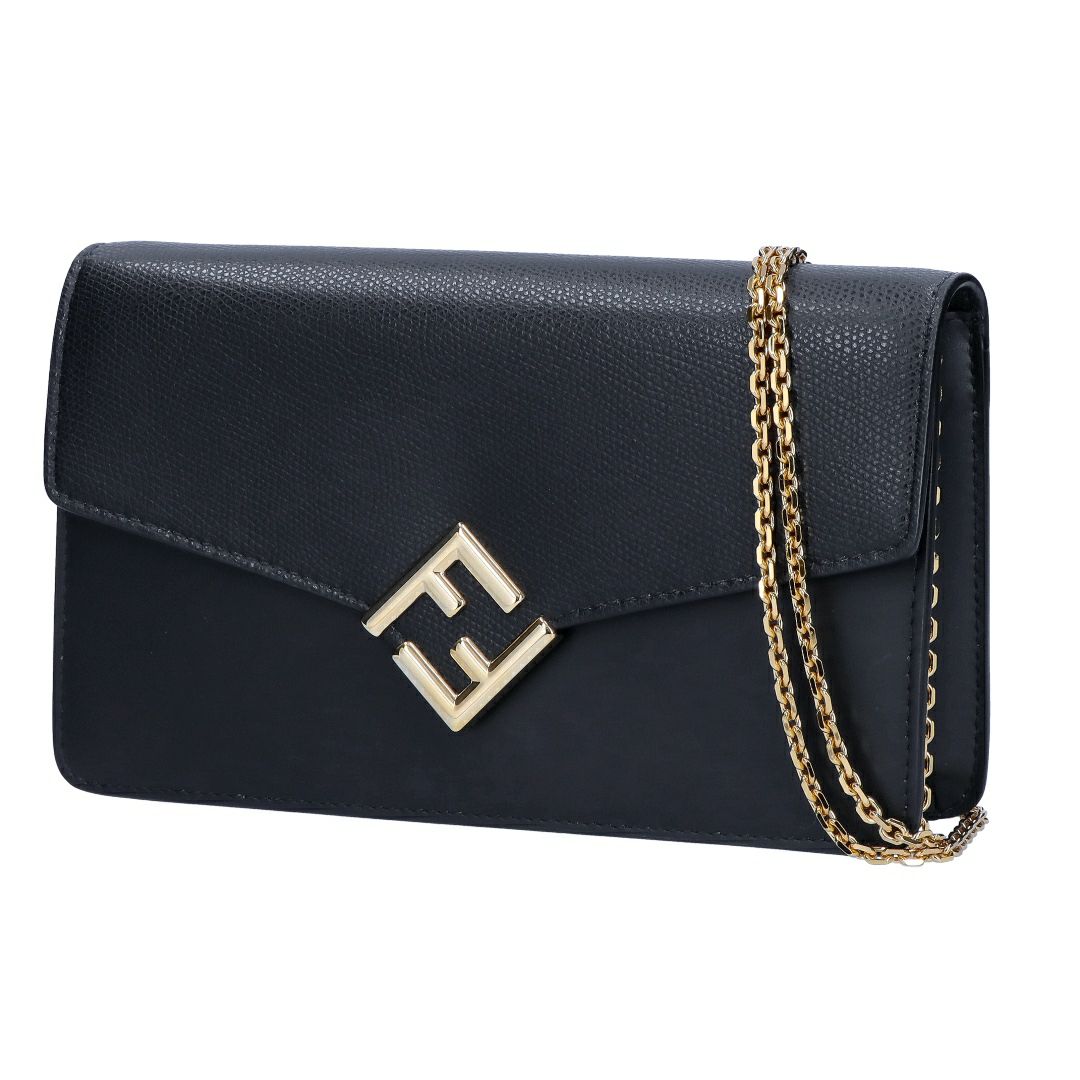 フェンディ FENDI 2WAYバッグ チェーンウォレット 8M0488 ALV4 F0KUR NERO+ORO SOFT 【お取り寄せ】