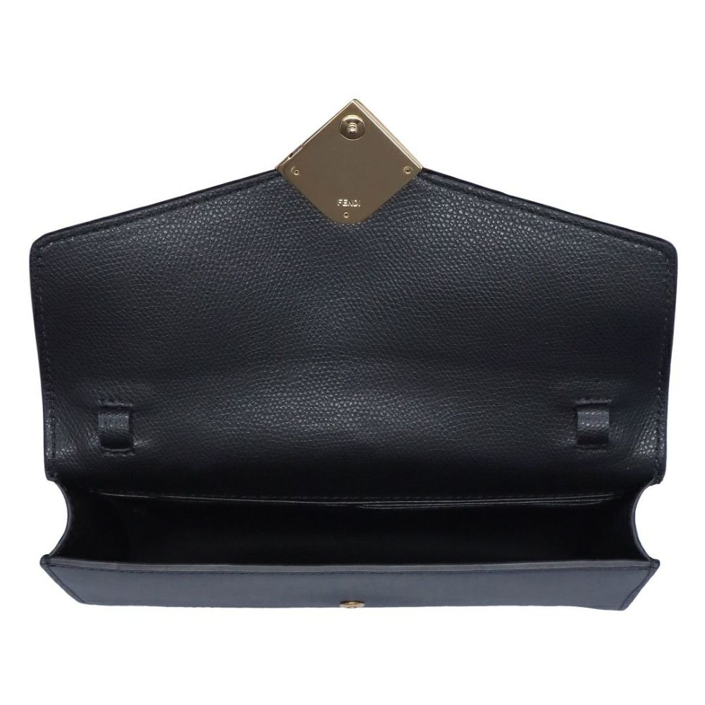 フェンディ FENDI 2WAYバッグ チェーンウォレット 8M0488 ALV4 F0KUR NERO+ORO SOFT 【お取り寄せ】