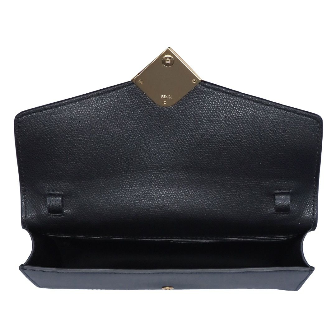 フェンディ FENDI 2WAYバッグ チェーンウォレット 8M0488 ALV4 F0KUR NERO+ORO SOFT 【お取り寄せ】