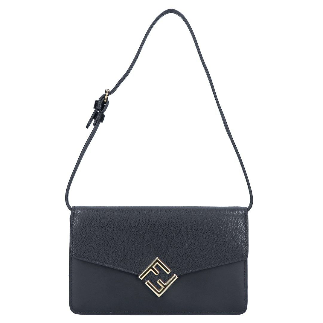 フェンディ FENDI 2WAYバッグ チェーンウォレット 8M0488 ALV4 F0KUR NERO+ORO SOFT 【お取り寄せ】