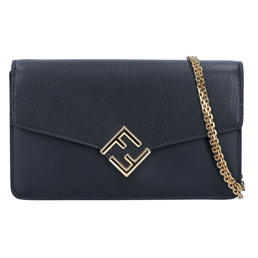 フェンディ FENDI 2WAYバッグ チェーンウォレット 8M0488 ALV4 F0KUR NERO+ORO SOFT 【お取り寄せ】