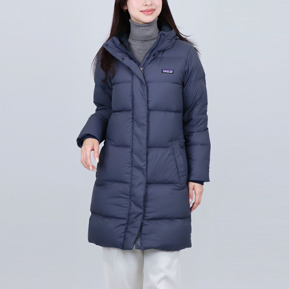 パタゴニア PATAGONIA キッズ レディース ダウンコート K'S SILENT DOWN PARKA 68605 SMOLDER BLUE