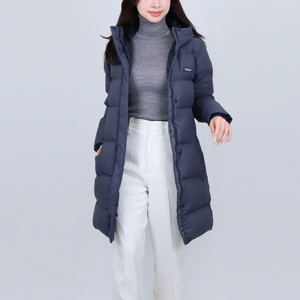 パタゴニア PATAGONIA キッズ レディース ダウンコート K'S SILENT DOWN PARKA 68605 SMOLDER BLUE