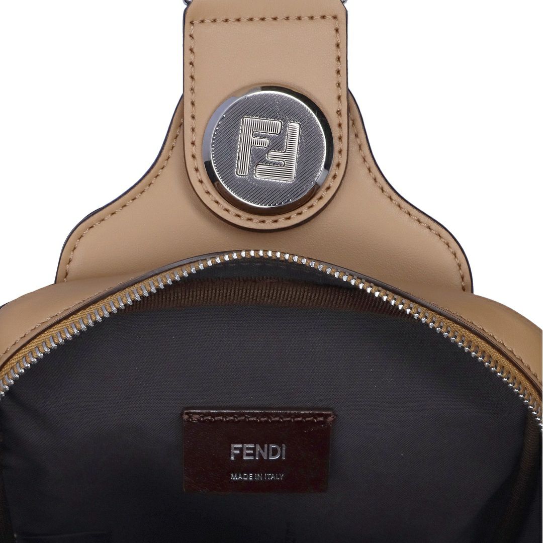 フェンディ FENDI ショルダーバッグ ボディバッグ ダイアゴナル ベルトバッグ 7VZ085 ARMD F1EGA MR+SAND+NERO