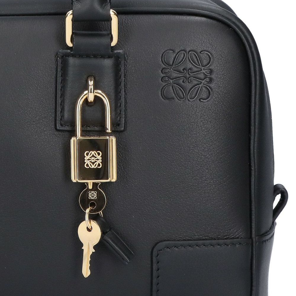 ロエベ LOEWE 2WAYバッグ アマソナ23 ナパカーフ A039N07X16 1100 BLACK ブラック【お取り寄せ】