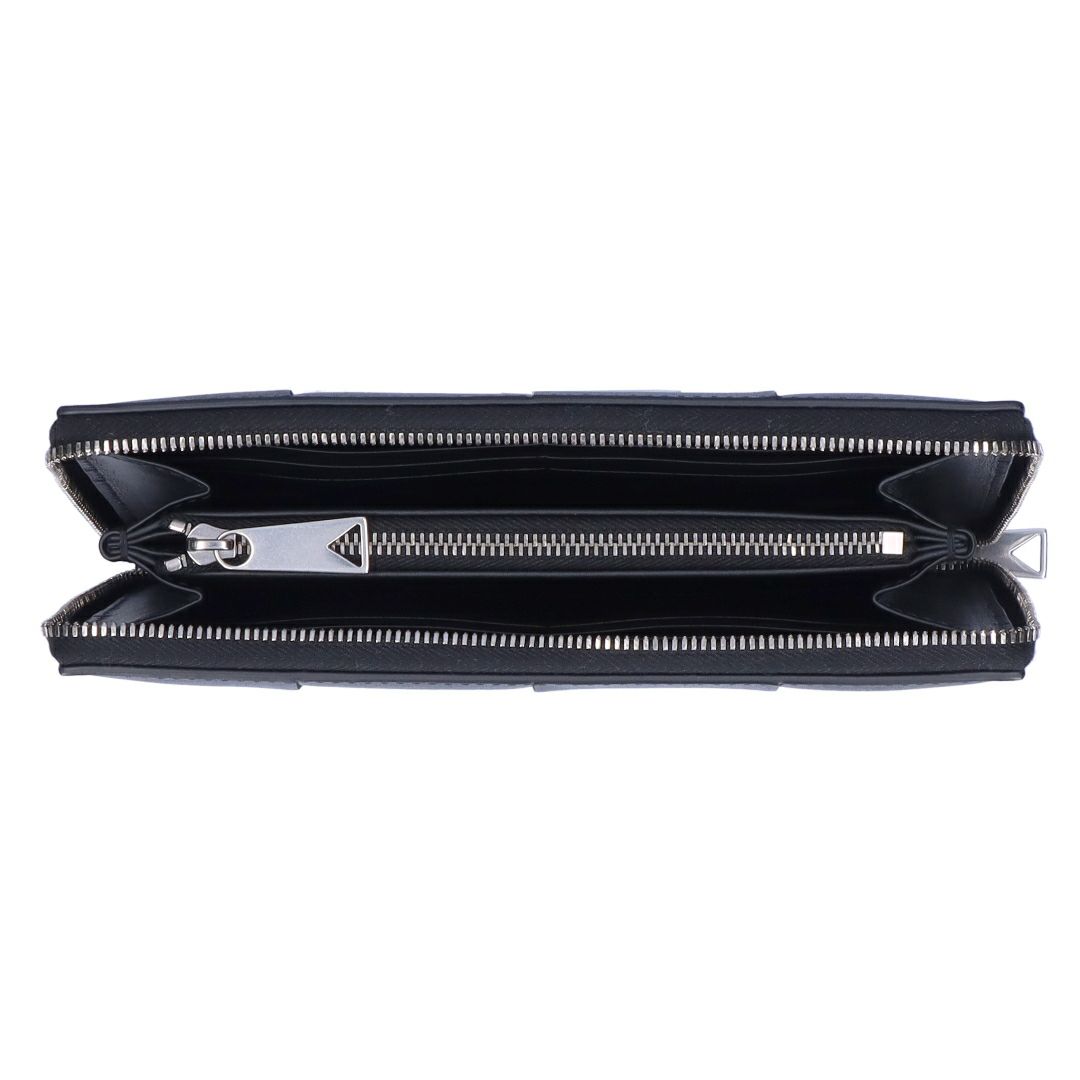 ボッテガヴェネタ BOTTEGA VENETA 長財布 ラウンド財布 イントレチャート カセット 649607 V47V1 8803 BLACK