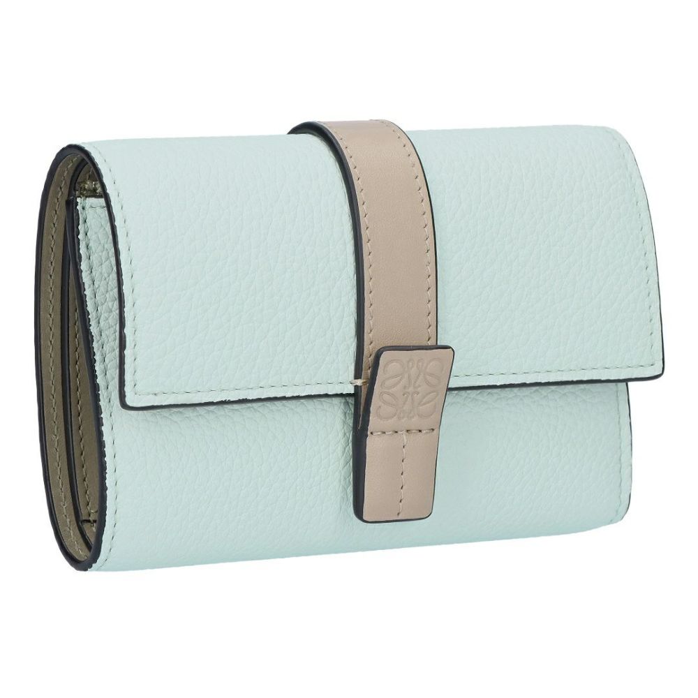 ロエベ LOEWE 折財布 3つ折り財布 C660S86X04 6874 FROZEN/CLAY スモール ヴァーティカル ウォレット 【お取り寄せ】
