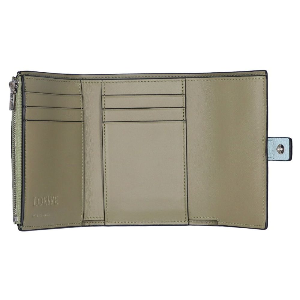 ロエベ LOEWE 折財布 3つ折り財布 C660S86X04 6874 FROZEN/CLAY スモール ヴァーティカル ウォレット 【お取り寄せ】