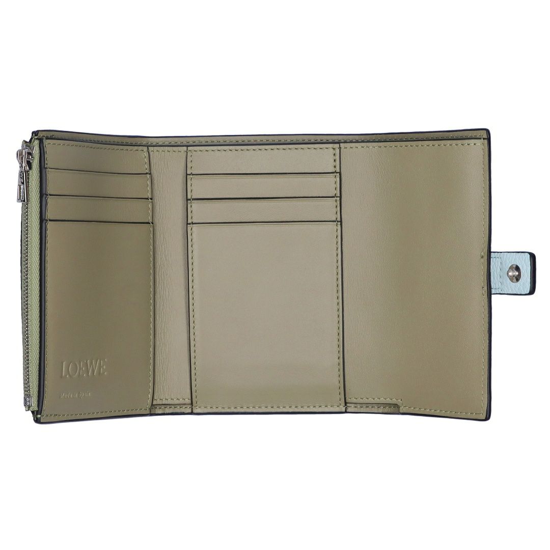 ロエベ LOEWE 折財布 3つ折り財布 C660S86X04 6874 FROZEN/CLAY スモール ヴァーティカル ウォレット 【お取り寄せ】
