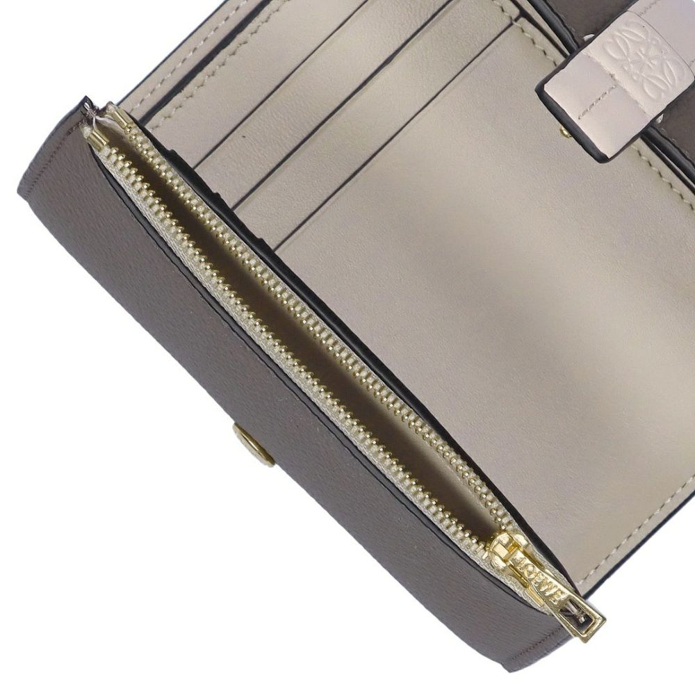 ロエベ LOEWE 折財布 3つ折り財布 C660S86X04 6397 TAUPE/TALC スモール ヴァーティカル ウォレット 【お取り寄せ】