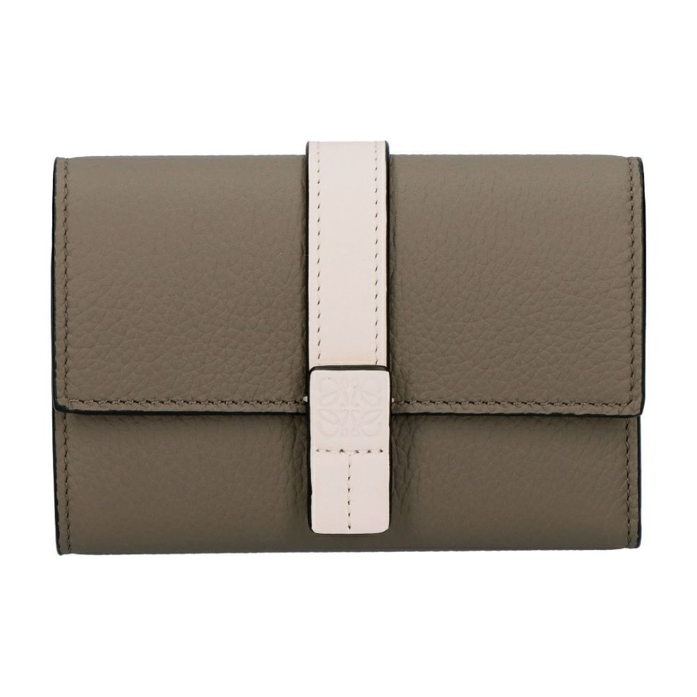 ロエベ LOEWE 折財布 3つ折り財布 C660S86X04 6397 TAUPE/TALC スモール ヴァーティカル ウォレット 【お取り寄せ】