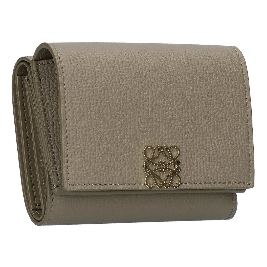 ロエベ LOEWE 折財布 3つ折り財布 C821TR2X16 3170 TAUPE アナグラム トライフォールド ウォレット 【お取り寄せ】