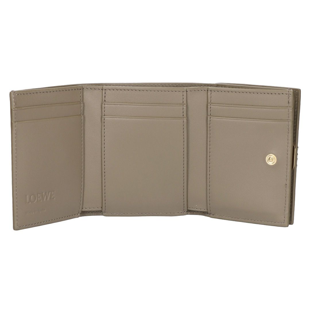 ロエベ LOEWE 折財布 3つ折り財布 C821TR2X16 3170 TAUPE アナグラム トライフォールド ウォレット 【お取り寄せ】
