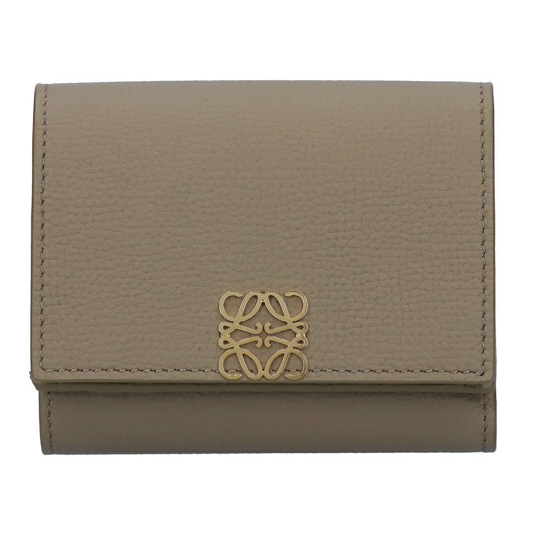 ロエベ LOEWE 折財布 3つ折り財布 C821TR2X16 3170 TAUPE アナグラム トライフォールド ウォレット 【お取り寄せ】