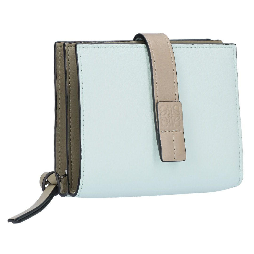 ロエベ LOEWE 折財布 二つ折り財布 C660Z41X02 6874 FROZEN/CLAY コンパクト ジップウォレット 【お取り寄せ】