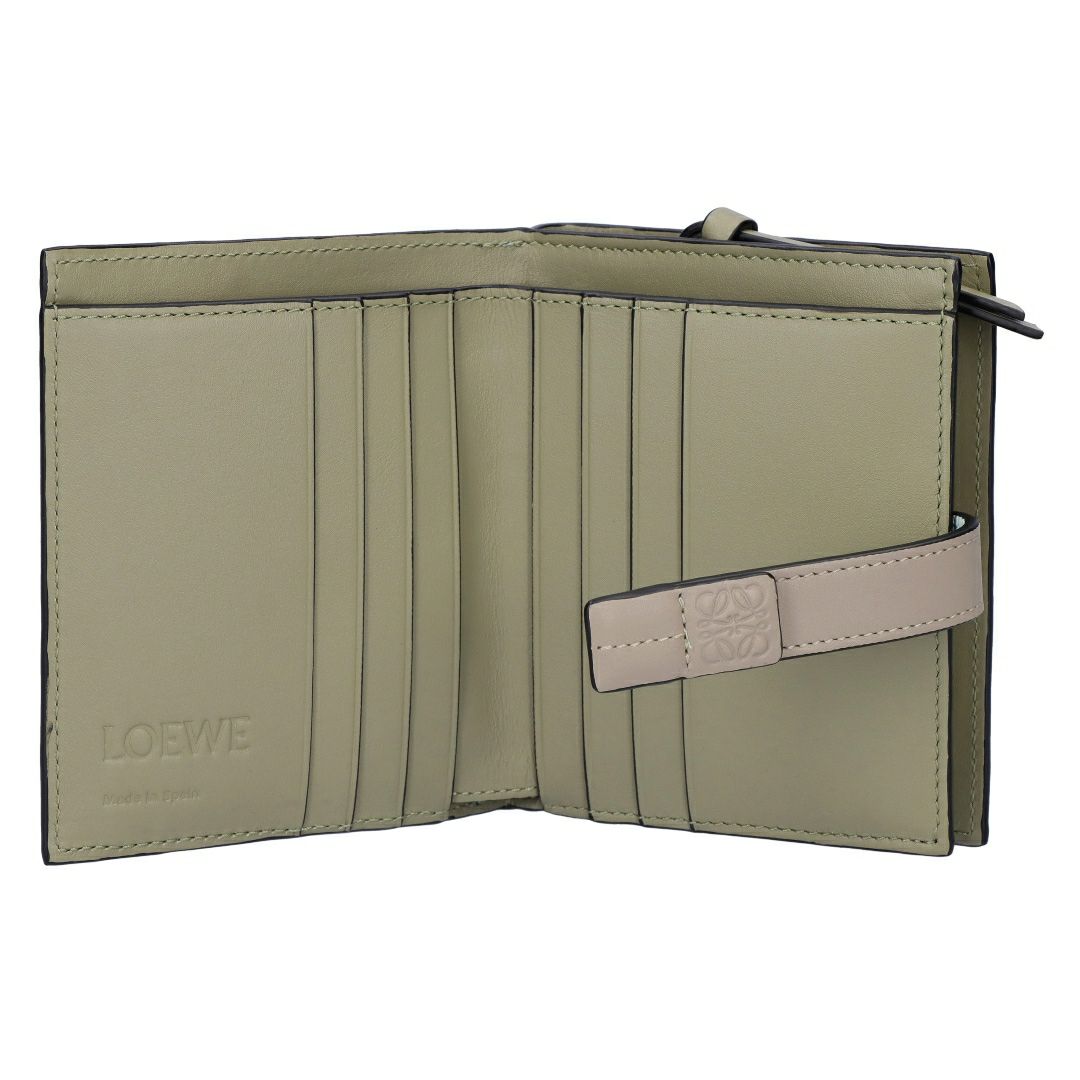 ロエベ LOEWE 折財布 二つ折り財布 C660Z41X02 6874 FROZEN/CLAY コンパクト ジップウォレット 【お取り寄せ】