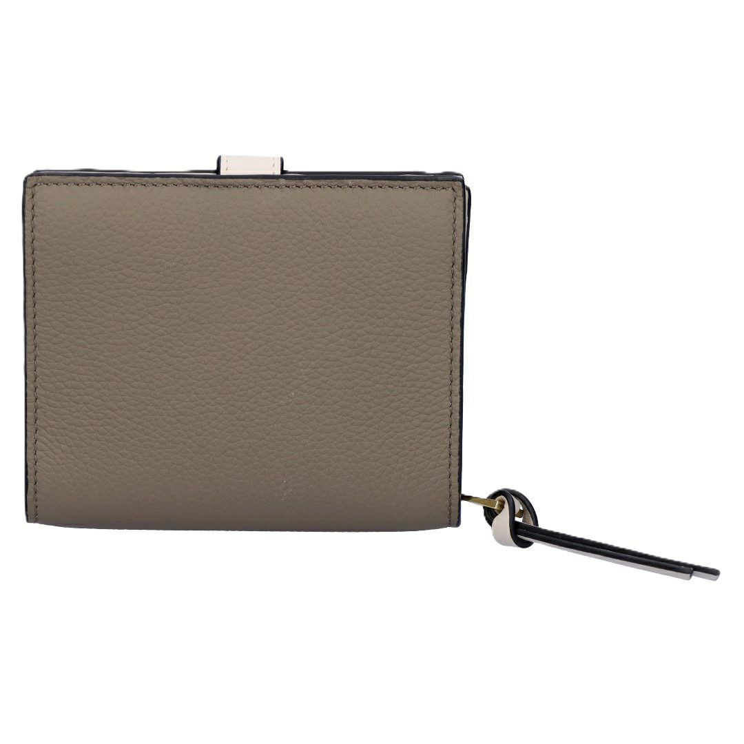 ロエベ LOEWE 折財布 二つ折り財布 C660Z41X02 6397 TAUPE/TALC コンパクト ジップウォレット 【お取り寄せ】