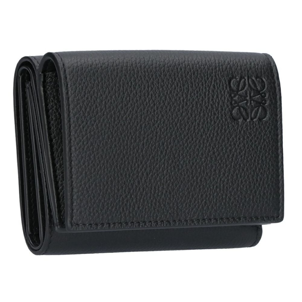 ロエベ LOEWE 折財布 三つ折り財布 トライフォールド ウォレット C660TR2X04 1100 BLACK 【お取り寄せ】