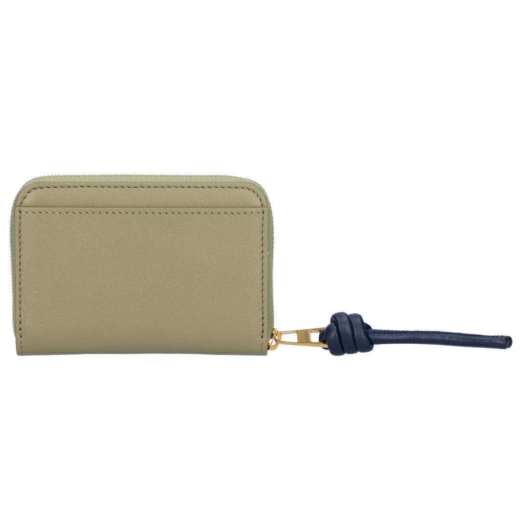 ロエベ LOEWE 小銭入れ コインケース コンパクトウォレット ジップ コインパース CEM1ZCPX02 5659 EUCALYPTUS/DEEP BAVY 【お取り寄せ】