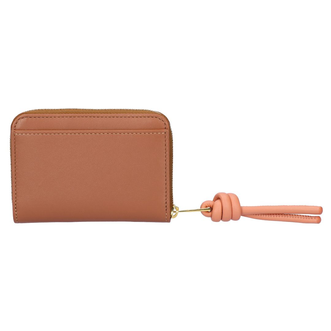 ロエベ LOEWE 小銭入れ コインケース コンパクトウォレット ジップ コインパース CEM1ZCPX02 6255 TAN/PAPAYA 【お取り寄せ】