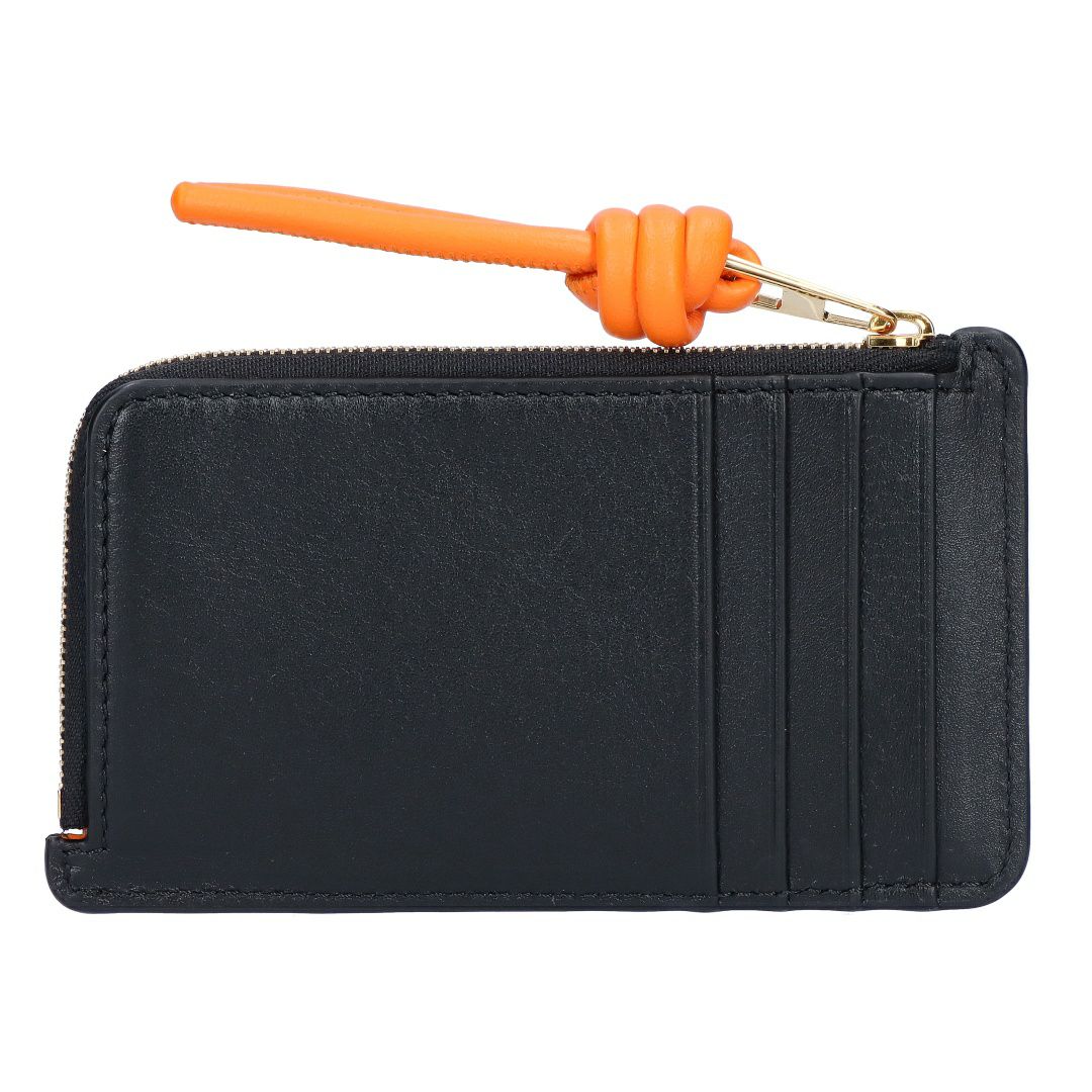 ロエベ LOEWE コインケース カードケース ノット コインカードホルダー CEM1Z40X02 6036 BLACK/BRIGHT ORANGE 【お取り寄せ】
