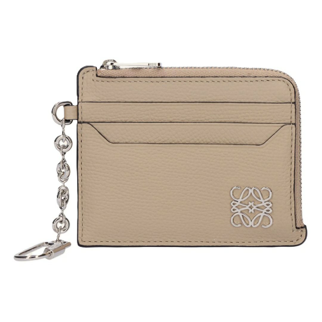 ロエベ LOEWE コインケース カードケース アナグラム スクエア コインカードホルダー C821SQLX03 2150 ARENA/SAND 【お取り寄せ】