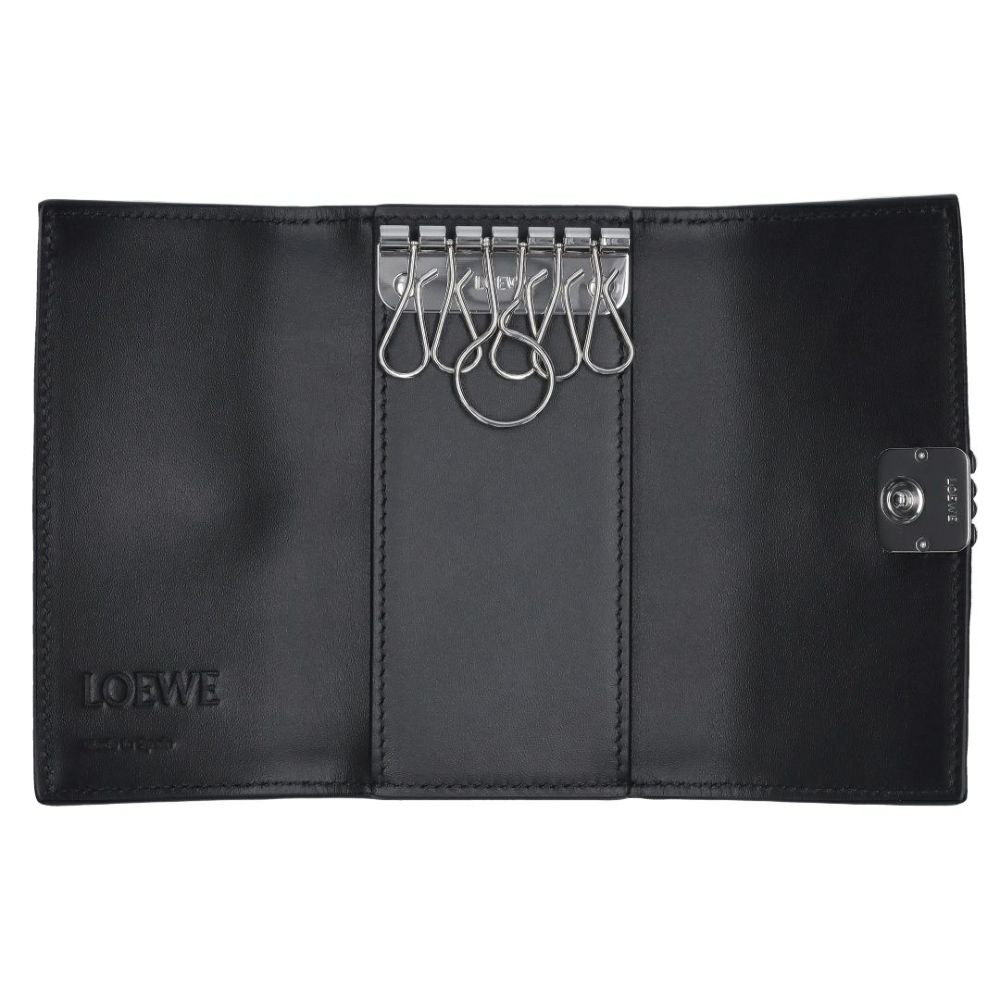 ロエベ LOEWE キーケース アナグラム キーケース C821K92X01 1100 BLACK 【お取り寄せ】
