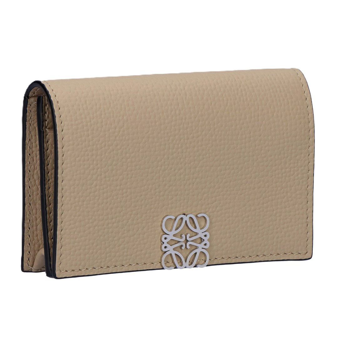 ロエベ LOEWE カードケース 名刺入れ アナグラム ビジネスカードホルダー C821M97X08 2150 ARENA/SAND 【お取り寄せ】