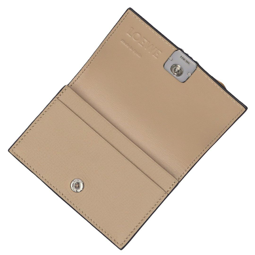 ロエベ LOEWE カードケース 名刺入れ アナグラム ビジネスカードホルダー C821M97X08 2150 ARENA/SAND 【お取り寄せ】