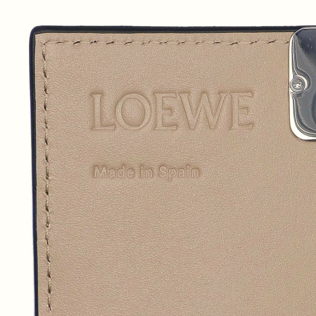 ロエベ LOEWE カードケース 名刺入れ アナグラム ビジネスカードホルダー C821M97X08 2150 ARENA/SAND 【お取り寄せ】