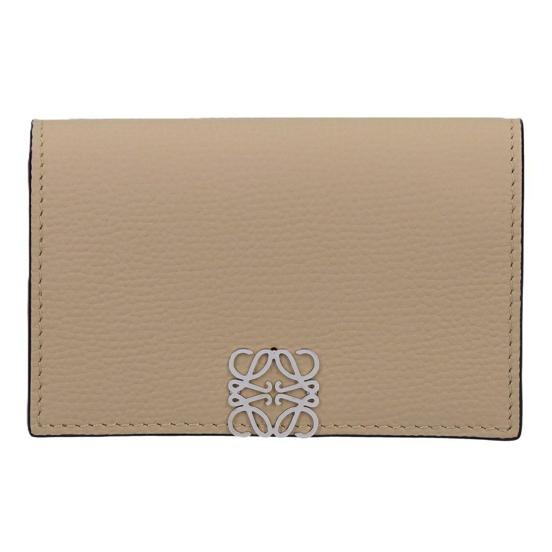 ロエベ LOEWE カードケース 名刺入れ アナグラム ビジネスカードホルダー C821M97X08 2150 ARENA/SAND 【お取り寄せ】