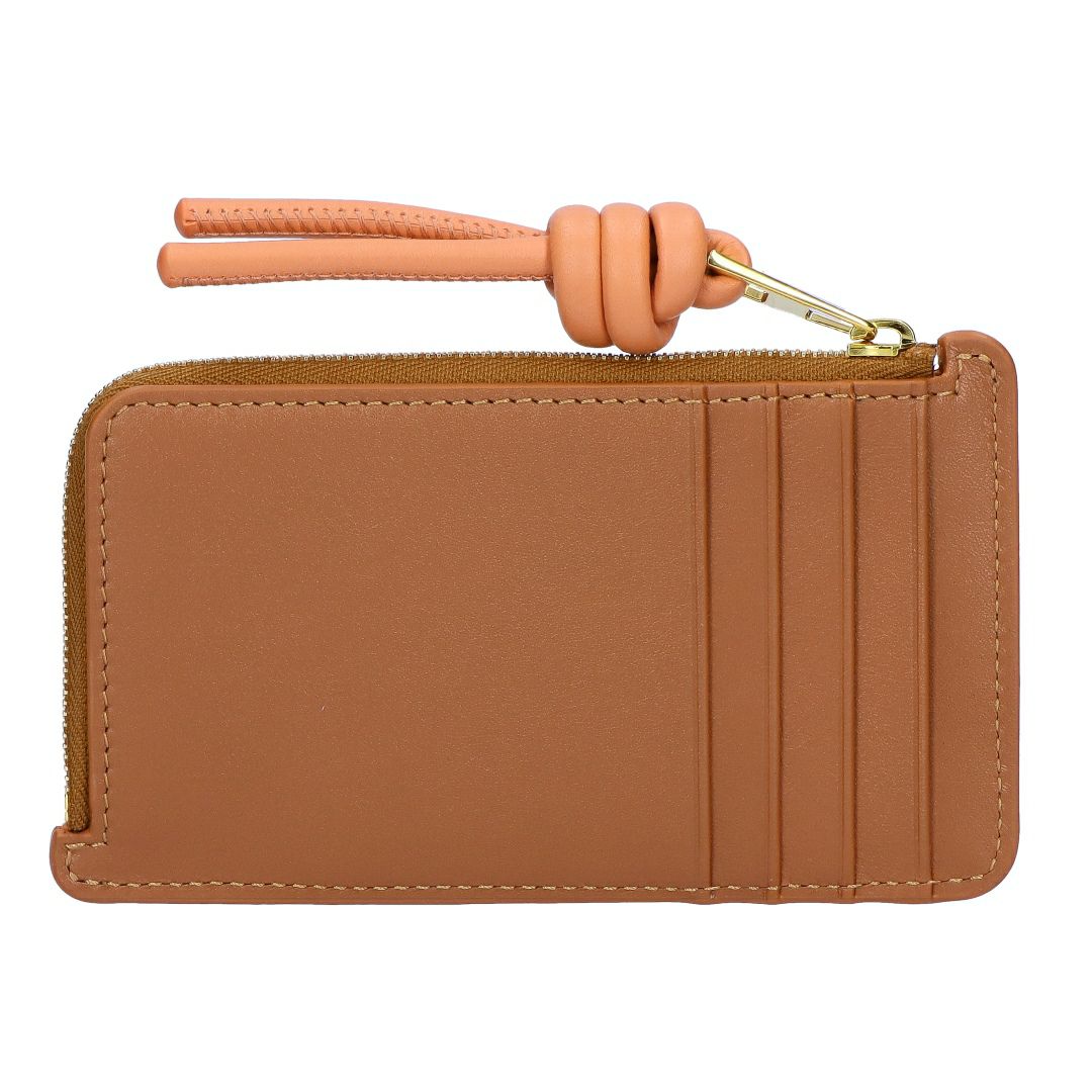 ロエベ LOEWE コインケース カードケース ノット コインカードホルダー CEM1Z40X02 6255 TAN/PAPAYE フラグメントケース 【お取り寄せ】