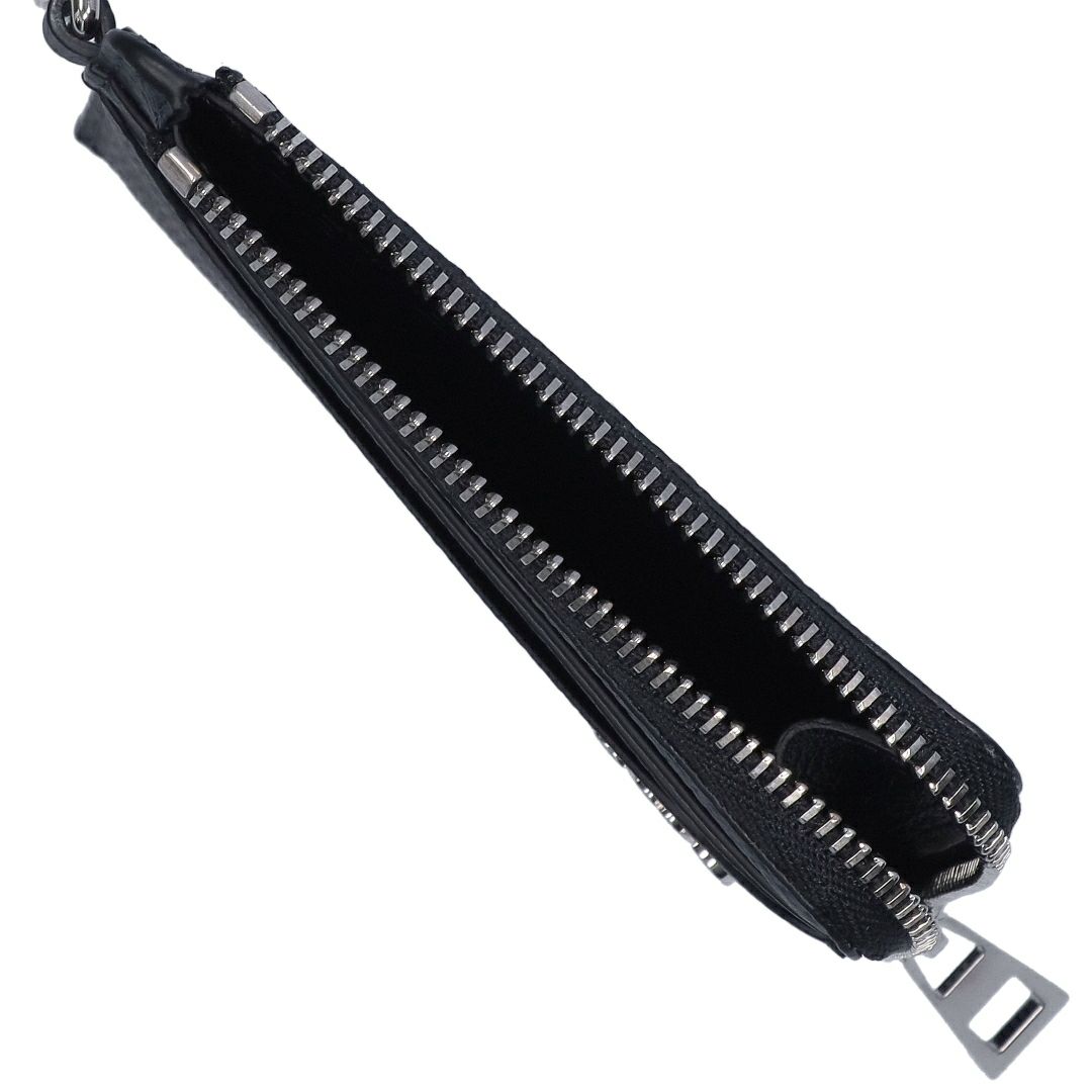 ロエベ LOEWE コインケース カードケース アナグラム スクエア コインカードホルダー C821SQLX03 1100 BLACK フラグメントケース 【お取り寄せ】